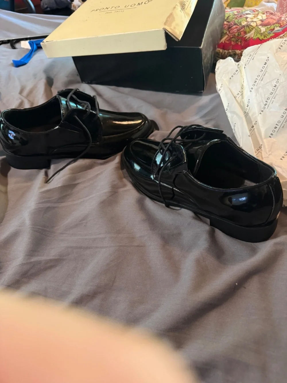 Pronto Uomo Men’s Dress Shoes New in Rough Box
